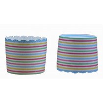 50Pcs Stripe Heat-Resistant Baking Cups Cupcake Cups Muffin Cups