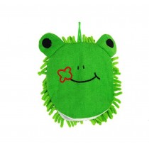 Cute Cartoon Dish Towels Glove Cloth Cleaning Cloth Scouring Pad-Frog