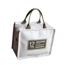 Fashionable Waterproof Picnic Bag Insulated Cooler Bag Lunch/Bento Bag White