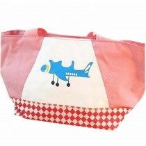 Fashionable High Capacity Lunch Picnic Box/Bento Zipper Bags Pink