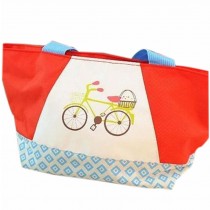 Fashionable High Capacity Lunch Picnic Box/Bento Zipper Bags Red