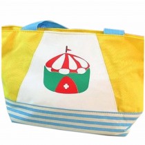 Fashionable High Capacity Lunch Picnic Box/Bento Zipper Bags Yellow