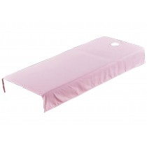 Set of 3 Massage Table Covers Linens for Massage Table Plain [Pink]