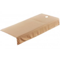 Set of 3 Massage Table Covers Linens for Massage Table Plain [Beige]