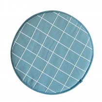[Blue] Soft Round Stool Cover Stool Cushion Bar Stool Mat Seat Pad