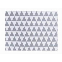Place Mats Washable Table Mats Heat Resistant Dining Placemats Gray Triangle