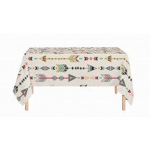 Linen Tablecloth Washable Tablecloth Table Cover Dinner Tablecloth Geometry