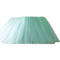 TUTU Tableware Tulle Table Skirt Tulle Table Cover for Party [Mint Green]