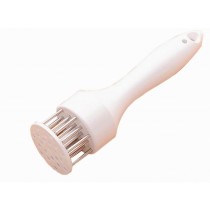 Meat Tenderizer Tool Kitchen Tool with Good Grip Handle [White]