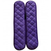 [Purple] Flannel Chair Armrest Covers Armrest Pads Chair Arm Covers