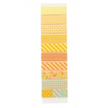 Set of 2 Creative Washi Masking Tapes Decorative Washi Tapes DIY Tapes Yellow