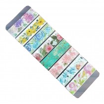 Set of 2 Decorative Washi Masking Tapes DIY Craft Tapes Flowers
