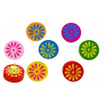 Set Of 40 Creative Decor Tacks/Thumbtack/Push Pins,Office Supplies,Round Flower