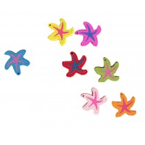 Creative Office Item/ Beautiful Starfish Series Push Pins, 14 Pcs, Random Color