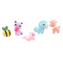 Creative Office Item/ Cute Cartoon Animal Series Pushpins, 10 Pcs, Random Color