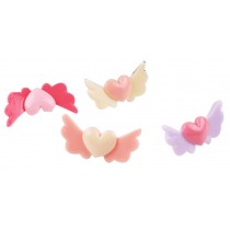 Creative Office Item/ Lovely Wings Shaped Pushpins, 8 Pcs, Random Color