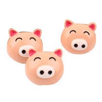 Creative Office Item/ Cute Pig Head Shaped Pushpins Drawing Pin, 6 Pcs