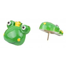Creative Office Item/ Cute Frog Pushpins Drawing Pins For School/Office, 6 Pcs