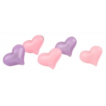 Creative Office Item/ Cute Heart-shaped Series Pushpins , 7 Pcs, Random Color