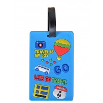 Set of 2 Travel Accessories Cute Travel Square-shape Luggage Tags BLUE Tags
