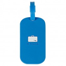 Set of 2 Travel Accessories BLUE Square-shape Travel Luggage Tags/ID Holder