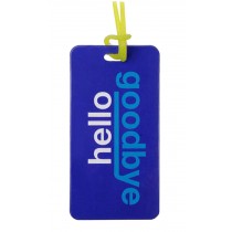 Set of 3 Travel Accessories Travelling Luggage Tags/ID Holder, Blue Letters