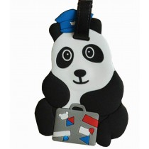 Lovely Cartoon Travel Accessories Travelling Luggage Tag/ID Holder Panda&Trunk