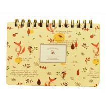 Lovely Coil Schedule Book Weekly Planner Plan Notebook Yellow