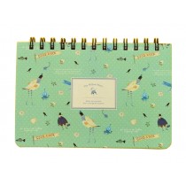 Lovely Coil Schedule Book Weekly Planner Plan Notebook Green