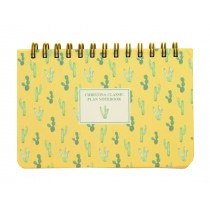 Lovely Coil Schedule Book Weekly Planner Plan Notebook Cactus