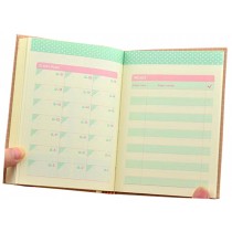 Set Of 2 The Schedule Book Creative Stationery Notebook Random Color