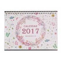 Practical September 2016 to December 2017 Calendar Office Desk Calendars