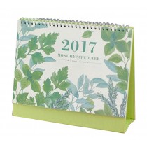September 2016 to December 2017 Multi-use Office Desk Calendar
