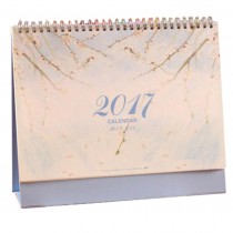 Multi-use Office Desk Calendar [Flowers] September 2016 to December 2017