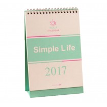 [Simple Life] Useful October 2016 to December 2017 Desk Calendar