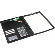 A4 Multi-function Folder Note Book Series Sales Clip Personal-Organizers Black