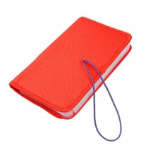 Portable Oxford Fabric Expanding File Pockets Expanding Wallets File Folders Red