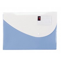 Simple Design Envelope Folders 10PCS Blue File Bag A4 Size
