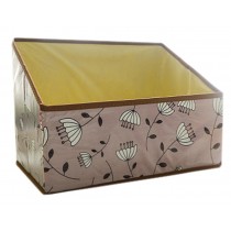 Multipurpose Folding Storage Box for Office/Desk Organiser/Bookend, Floral A