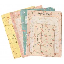 Lovely Small Fresh Flowers And Romantic Stationery Envelope Package