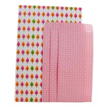 Set Of 2 Creative Invitation Card Letterheads Envelopes Suit Letter Paper Pink