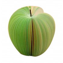Set Of 5 Fashion Creative Fruit Scratchpad Notepad Green Apple