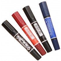 Set Of 10 Highlighter Color Marking Crayons Dauber Permanent Marker Random Color