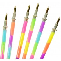 Set Of 10 Lovely Highlighter Refill Marking Crayons Dauber Random Color