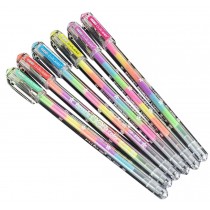 Set Of 5 Lovely Highlighter Marking Crayons Dauber Color Pen Random Color