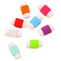 Set Of 5 Creative Data Line Protection Cover Protective Sleeve Random Color