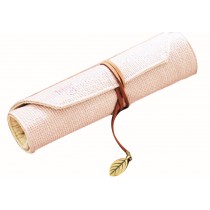 Creative Fashional Rolled Pencil Bag Light Pink