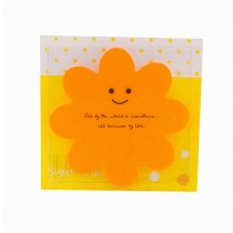 Set of 4 [Orange] Useful Notes Sticky Notepads/Note papers (30 Pages/Set)