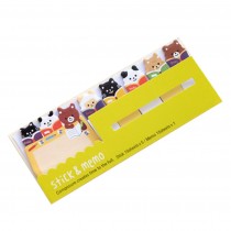 Set of 5 (90 Pages/Set) Practical Sticker Bookmark [Reading] Sticky Notes