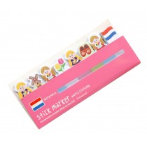Set of 4 Cute Useful Sticky Notes Memo Pad Note Pads Marker Pads Pink